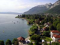 View from the Palace Hotel in Talloires