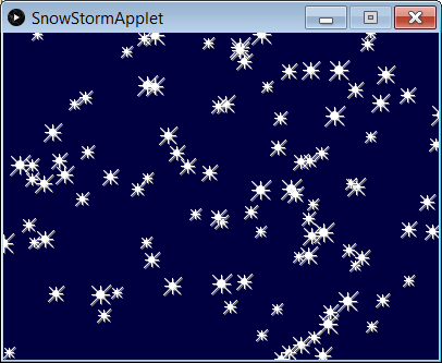 Many different snow flakes