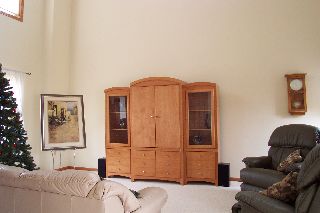 Great Room with new Entertainment Center
