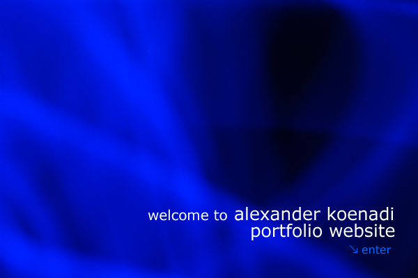Alexander Koenadi Portfolio Website - ice version