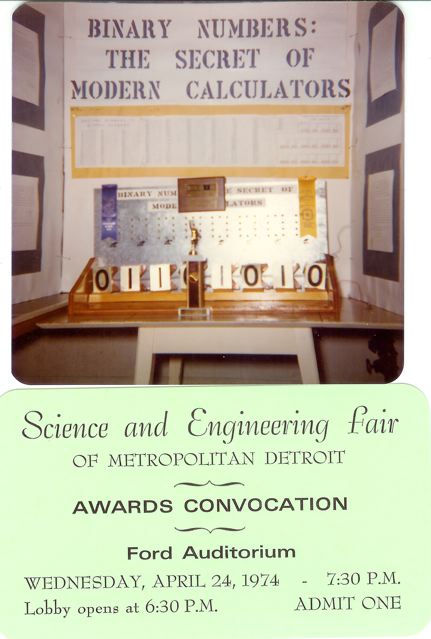 1974 Science Fair Project of Mark Hill