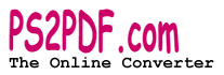 ps2pdf.com The quick way to generate PDF files