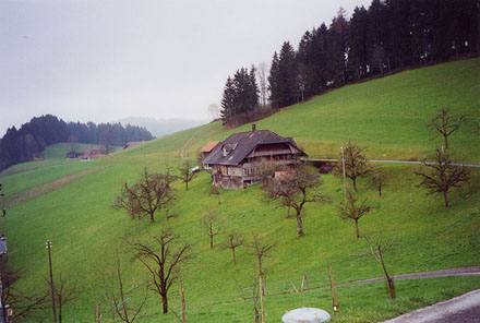 Wenger house, valley view