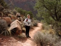 Sue on the Watchman trail