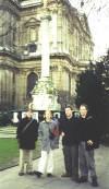 James, Katie, Tim O., and Alex by St. Paul's cathedral.jpg (25751 bytes)