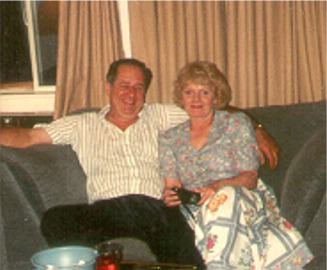 My parents at my apartment, back in '91