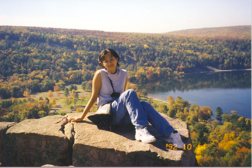 me and Devil's Lake in Autumn