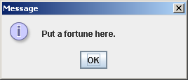 FortuneTeller
Dialog