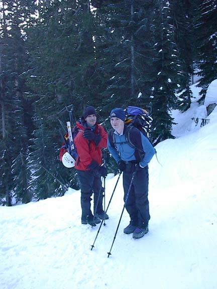 Kevin and Bruce at the trailhead