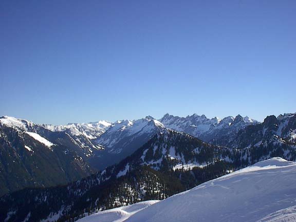 Looking east to the Stuart Range
