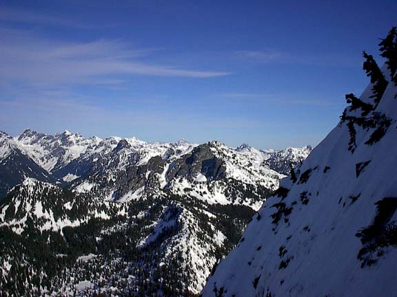 Mt. Snoqualmie from the third belay