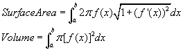 surface area and volume of gabriels horn
