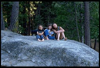 Three Girls, Hume Lake, Sequoia National Forest