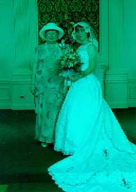 A mystery woman and her mom