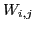 $ W_{i,j}$