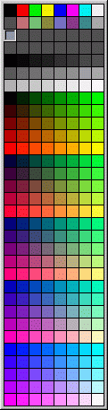 The fl_show_colormap dialog