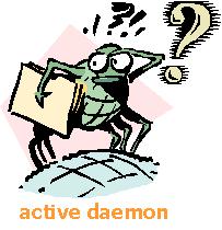 the active daemon
