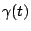 $ \gamma(t)$