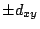 $ \pm d_{xy}$