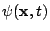 $ \psi({\bf x},t)$
