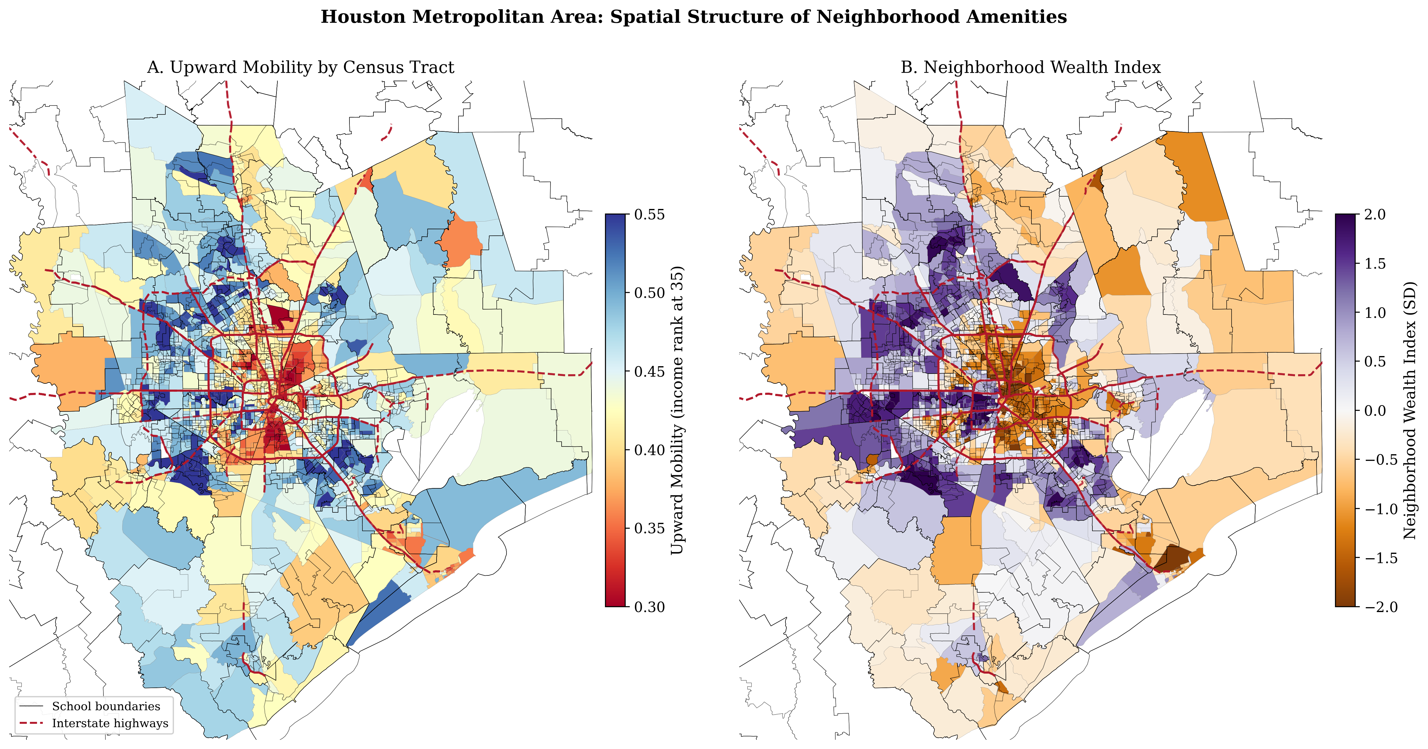 Spatial Structure of Neighborhood Amenities: Houston Metropolitan Area