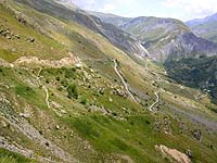 The main part of the Col de Sarenne descent